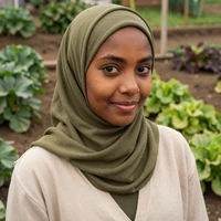 Profile photo of Fatima H., Organic Vegetables farmer in Minnesota